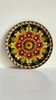 Assiette cloisonnée laiton vintage
