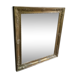 Mirror ancient gilded wood - 73x62cm