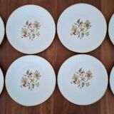 Fernand Deshoulières Chauvigny Porcelain Dinner Plates