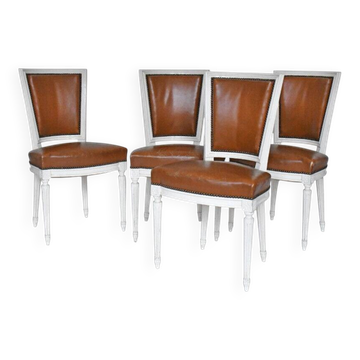 Set of 4 Louis XVI style chairs
