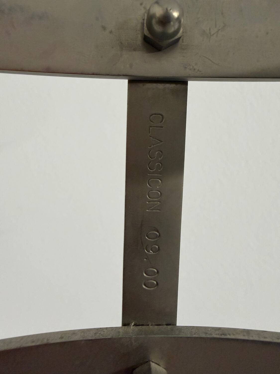 Coat rack Nymphenburg design by Otto Blümel for Classicon brass 80s