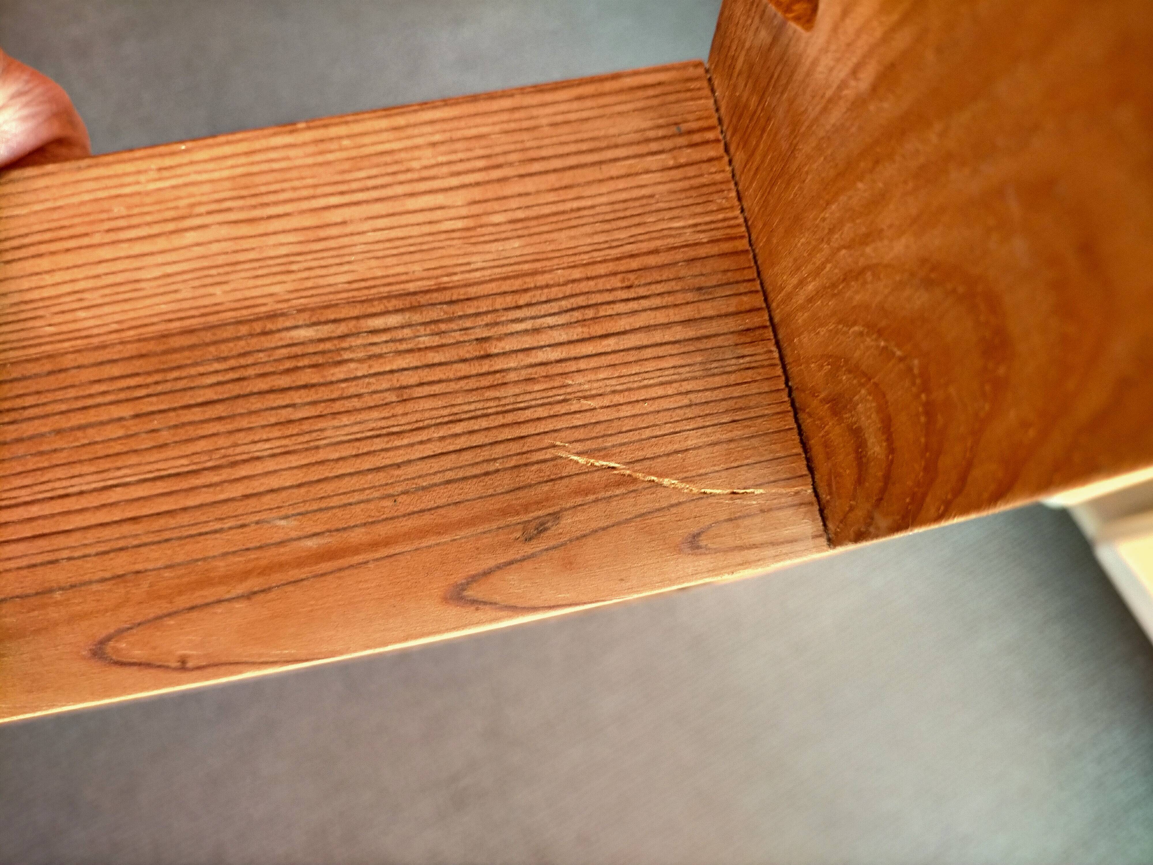 Wooden shelf with unroller wipes everything