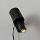 Pair of vintage matte black metal wall lights, France, 1970, LITA