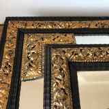 Mirror with parecloses Napoleon III period,