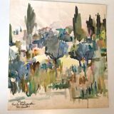 Gouache on Raymond Vernet paper