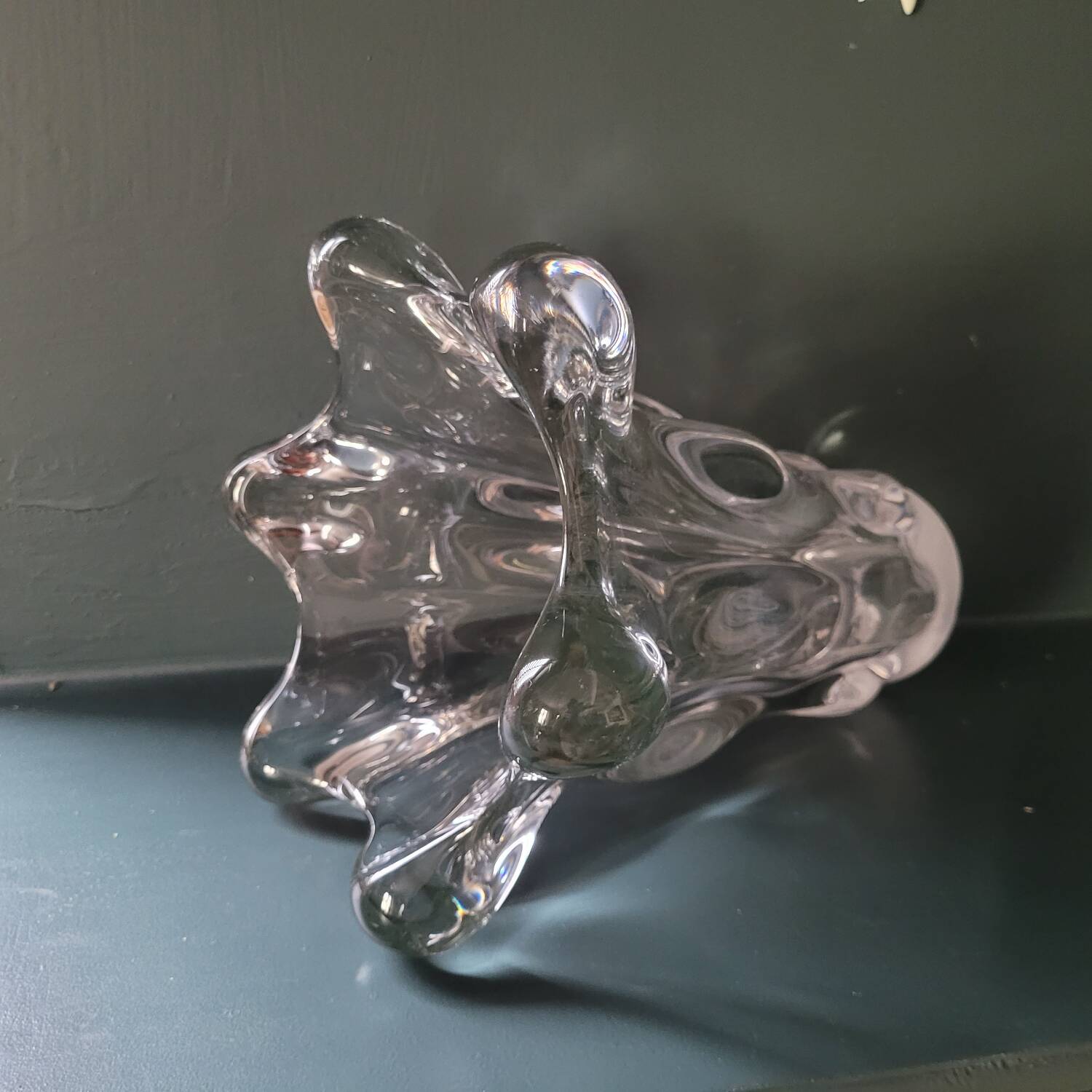 "Head of Giraffe" vase in Vannes Le Châtel crystal
