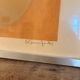 Lithograph signed by Alain Bonnefoit, Nude Sitting Woman, Eroticism No. 5/175
