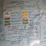 Globe in relief, Scan-Globe Denmark, gyroscope, 30 cm