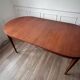 Table en teck ovale vintage