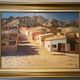 Landscape painting, oil on canvas, signed, from the 80s