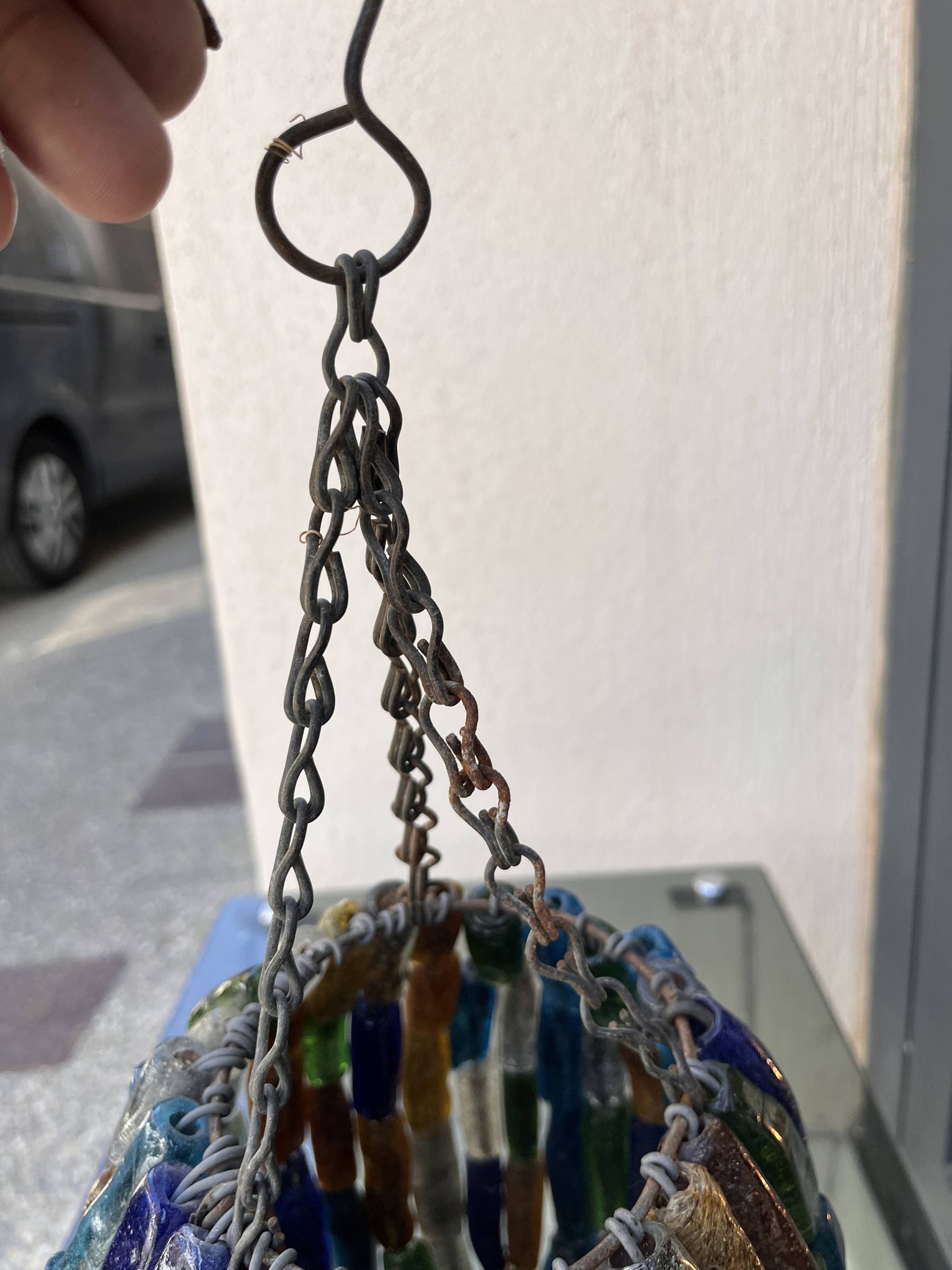 vintage Murano glass paste chandelier