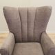 Fauteuil gris, design scandinave, fabrication : Danemark
