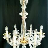 large Murano glass chandelier Venice.