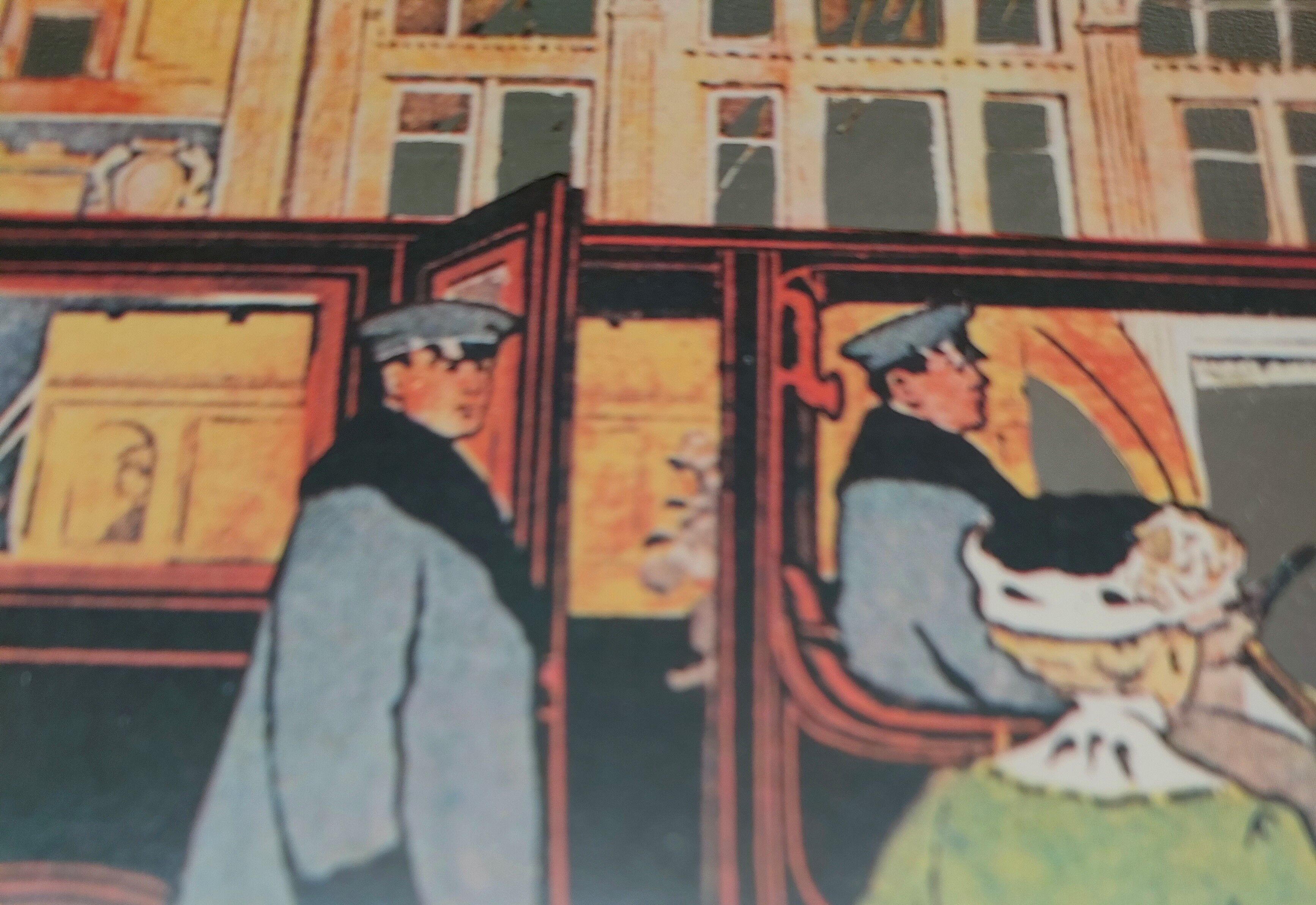 Two mirror frames Art-Deco style, silkscreened " Monte-Carlo " - France - 70's