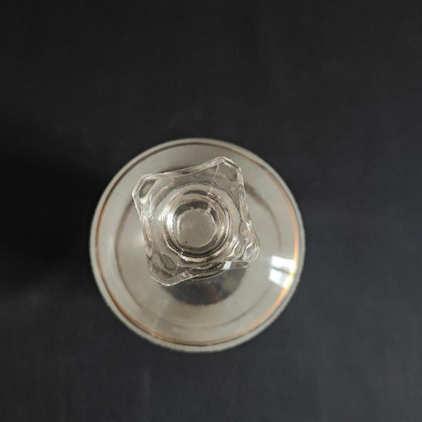 Sandblasted glass bottle