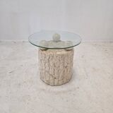 Magnussen Ponte Mactan Stone Coffee or Fossil Stone Table, 1980s