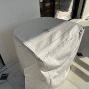 Cabriolet armchair in oak, Cravache Fauve/Seige leather, Hermès