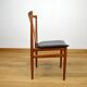 6 Danish teak chairs from 1960 by Henning Sorensen
