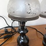 Vintage bedside lamps