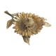 Brass inkwell