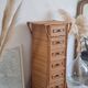 Commode en rotin circa années 70