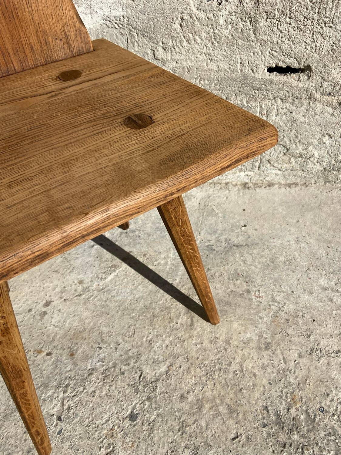 Lot de 8 chaises de montagne en bois