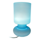 Ikea Lykta lamp in vintage blue glass