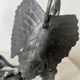 Vintage Forged Iron Grape Leaves Candlestick - Yugoslavia Mid-Century Decor