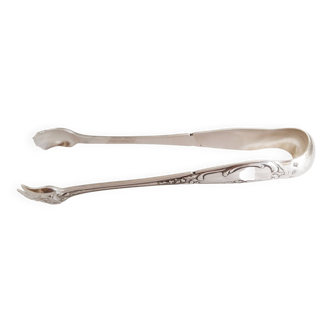 Silver sugar or ice cube tongs