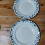 Sarreguemines Digoin plates and dish, Pétrus series