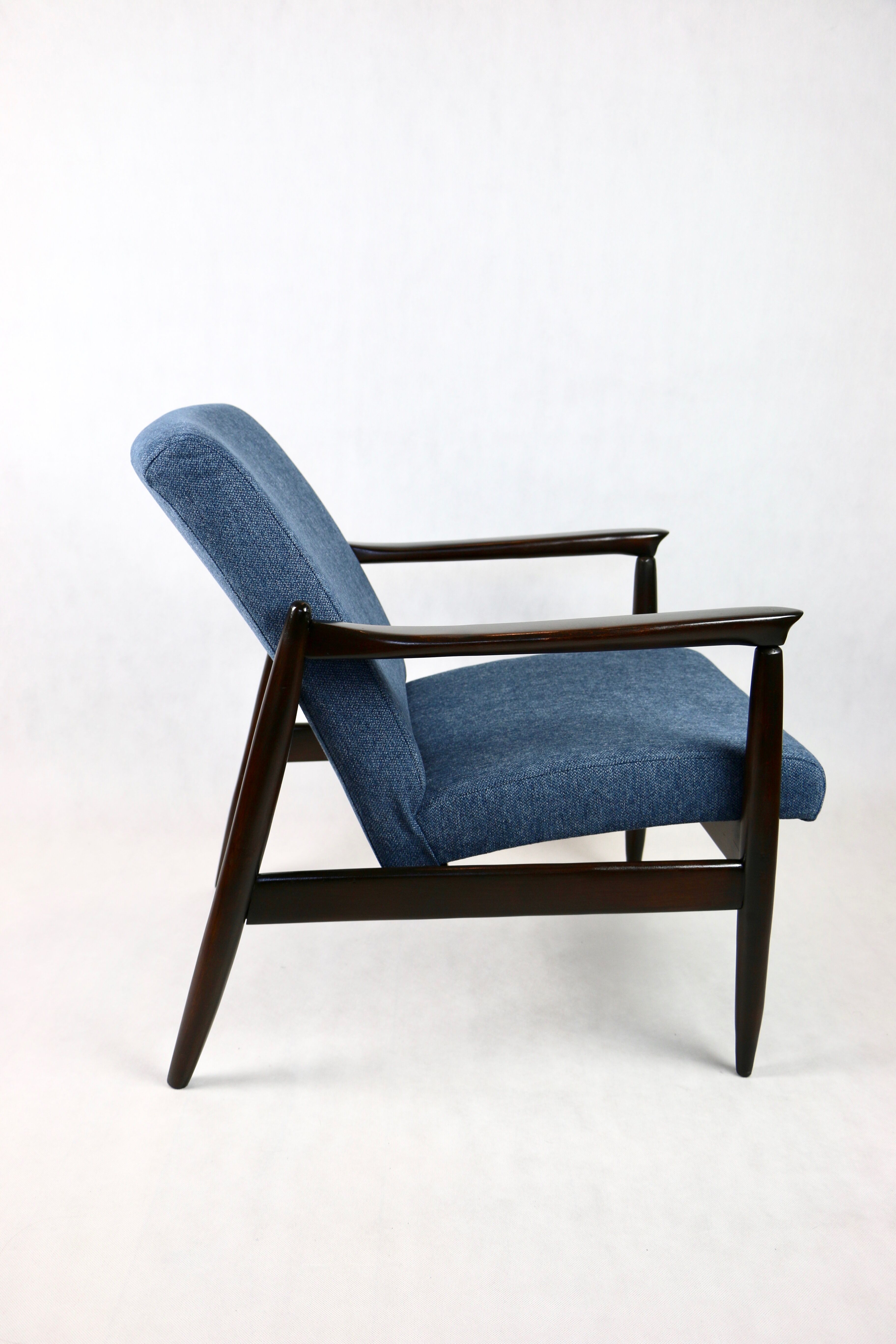 Blue Armchair by Edmund Homa, 1970s