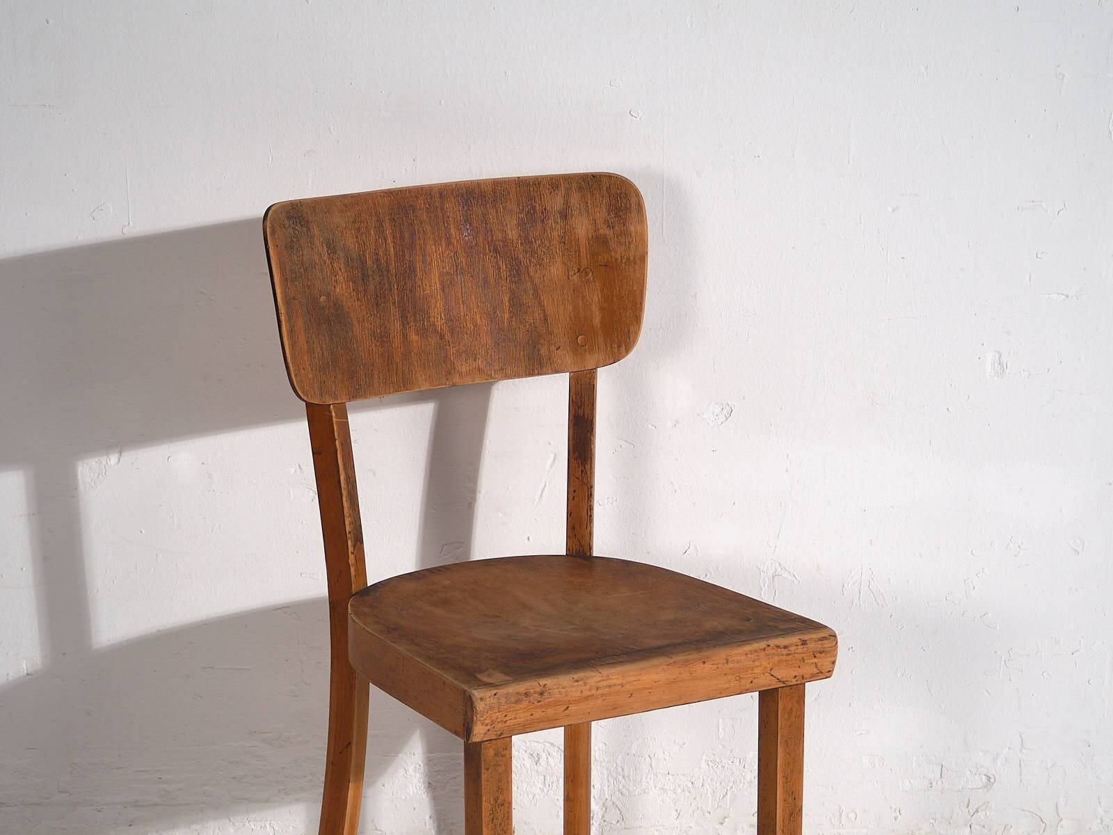 Vintage Thonet Chair Set (c.1950). Set of 4 pieces #6