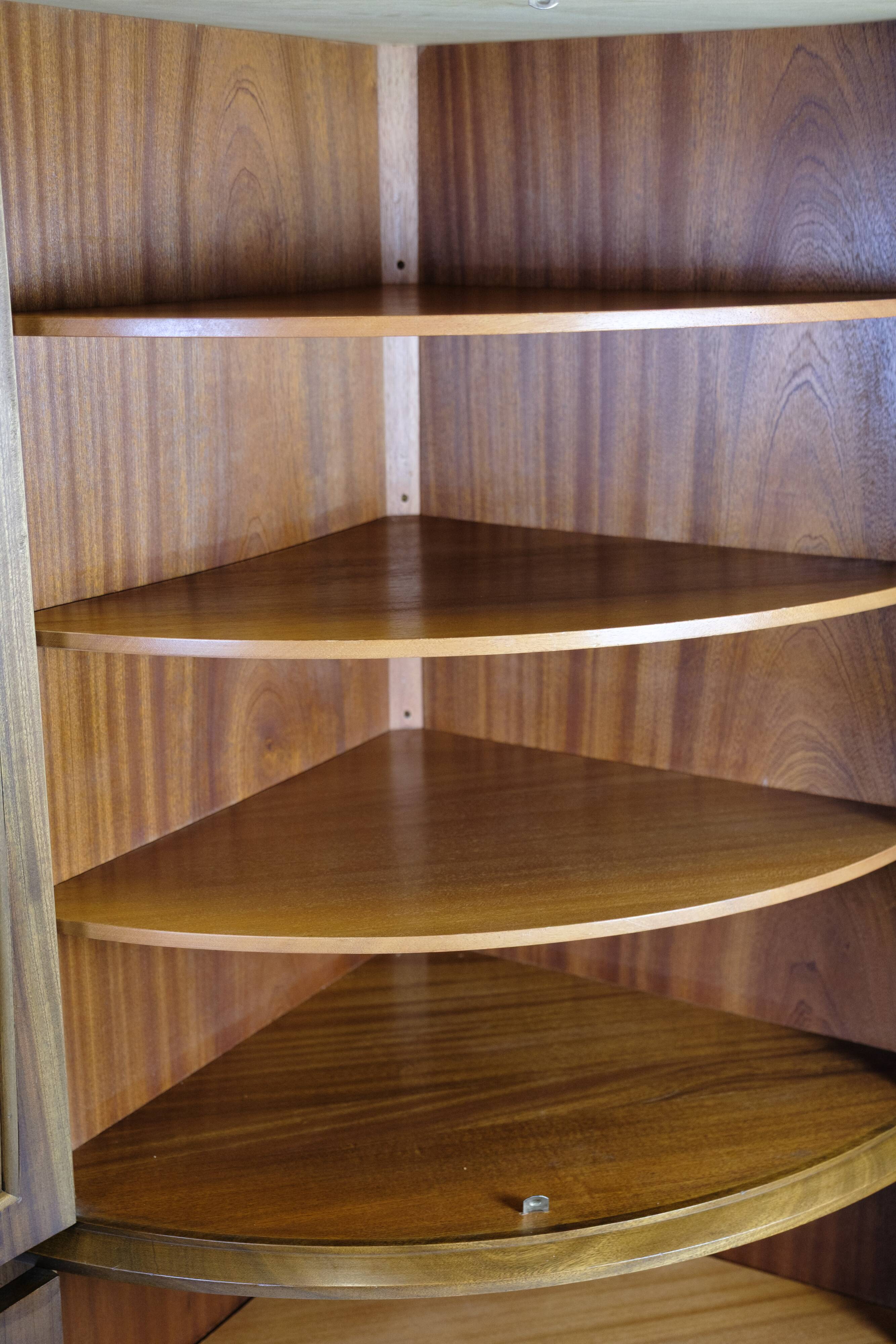 Corner cabinet - Teak - Danish design - Peterson Midtjydsk Møbelfabrik - 1960s