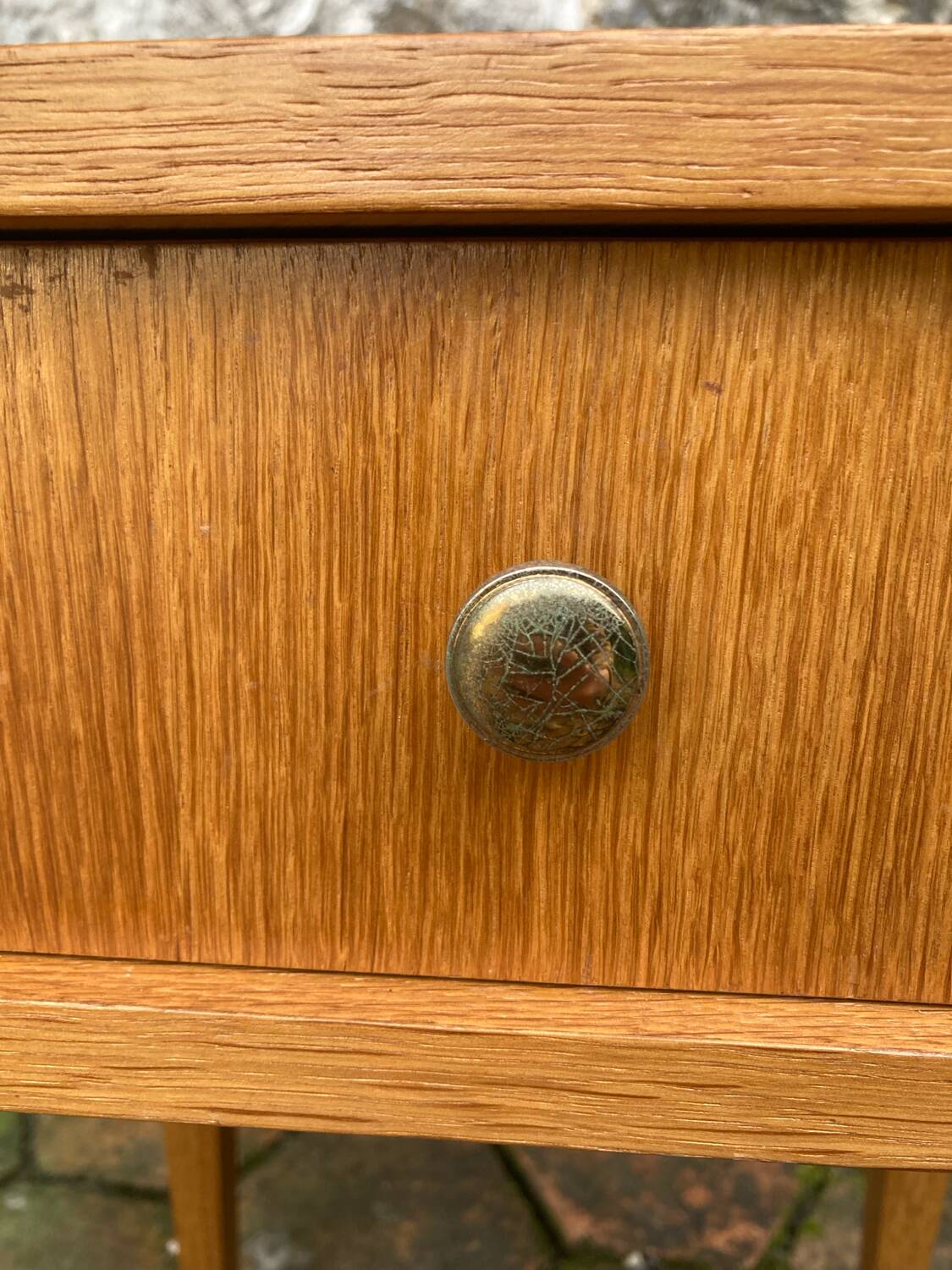 Vintage bedside table