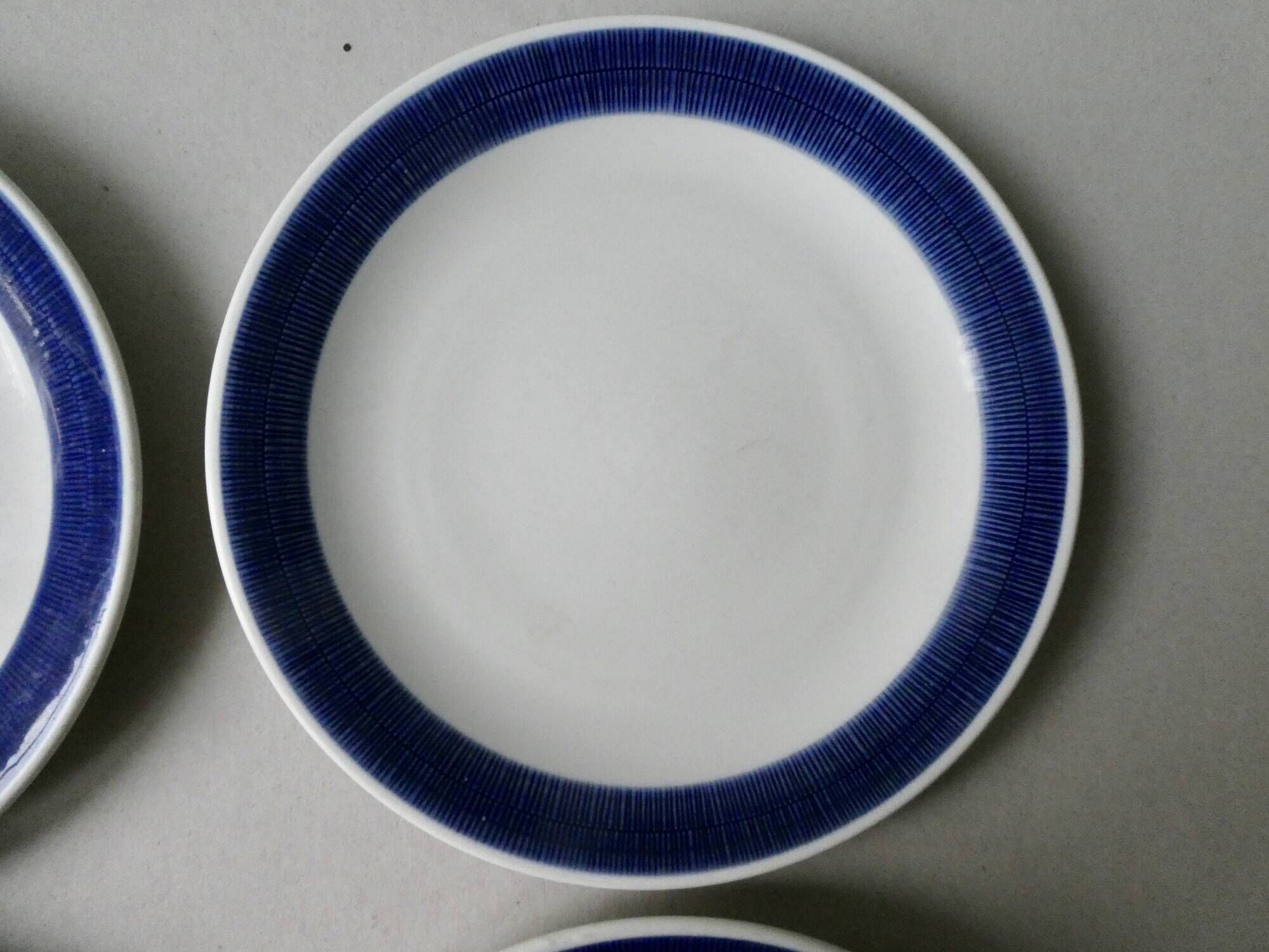 8 Scandinavian plates design Hertha Bengston, Koka Rörstrand, 50s