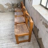 Set of 4 70s elm chairs, Regain