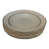Set of 6 Willeroy and Boch soup plates