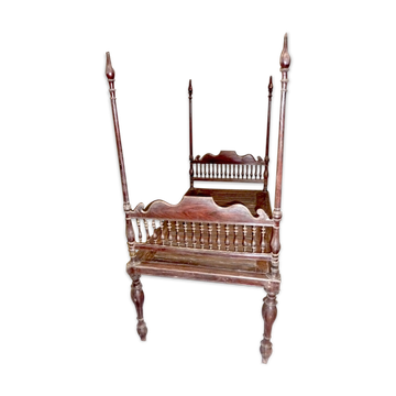 Colonial rosewood bed