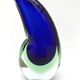Vase de Murano en verre soufflé, Italie 1970