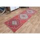 1970s Pink Turkish Handmade Vintage Oushak Wool Runner 84x269
