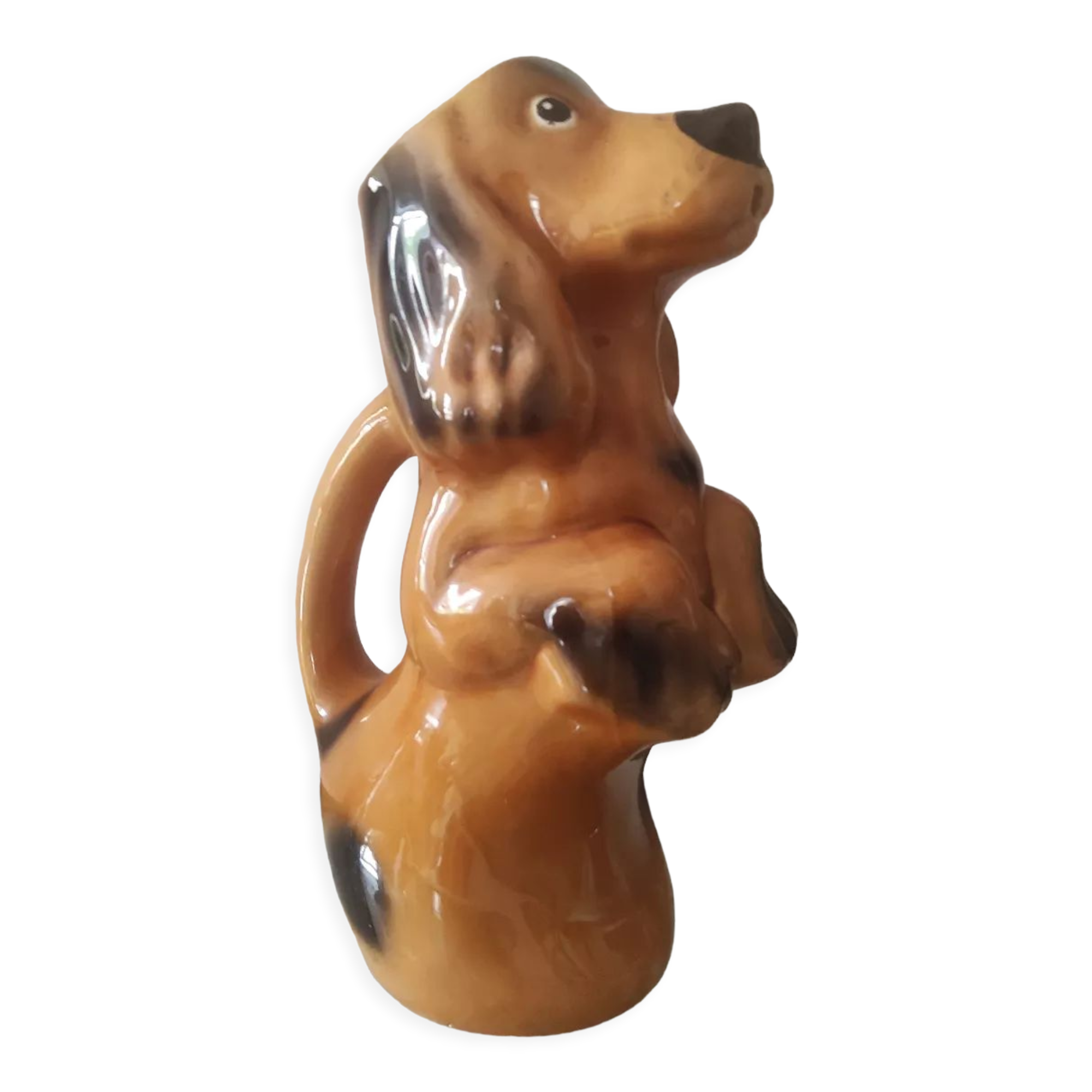 Zoomorphic dog pitcher