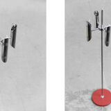 Lampadaire chromé vintage de style Space Age, années 1960