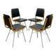Mid-century dining chairs by Miroslav Navrátil for TON, 1960s (set of 4)