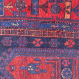 Tapis ancien persan bijar fait main 148x318 cm
