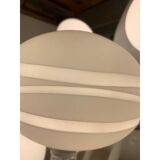 Contemporary pop white murano glass chandelier