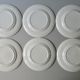 6 dessert plates or starter, the Fables de la Fontaine, vintage