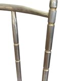Suite de six chaises en métal