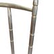 Set of six metal chairs