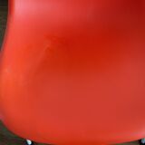 4 Charles Eames DSS chairs for Vitra, Poppy Red