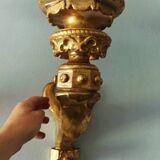 Pair of giltwood wall sconces, mid-19th century